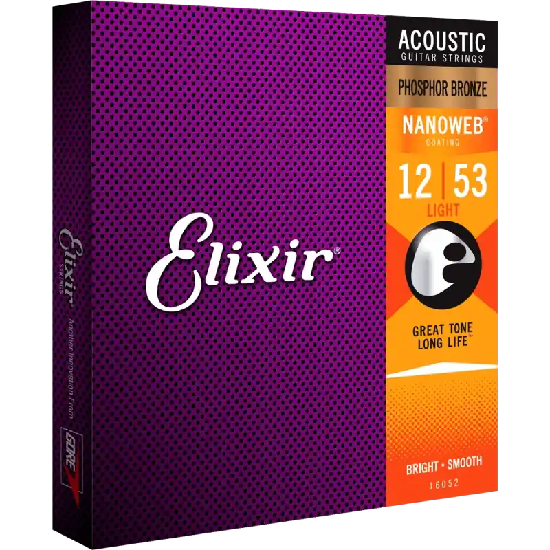 Elixir Nanoweb Light Phosphor Bronze Nouvelle Collection
