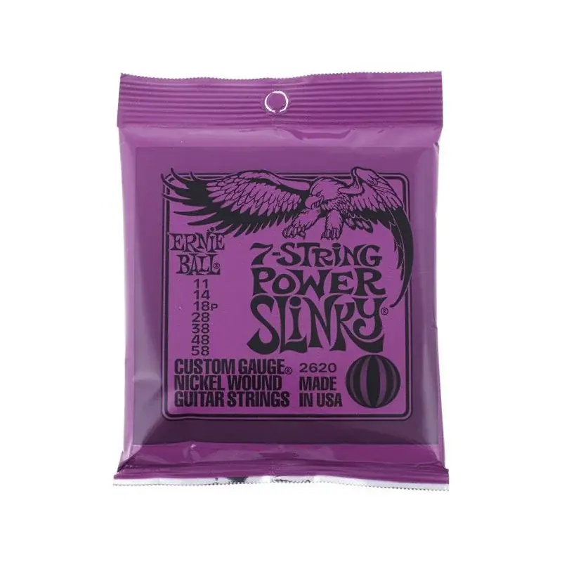 Ernie Ball 7-String Power Slinky 7c-58 Prix Choc