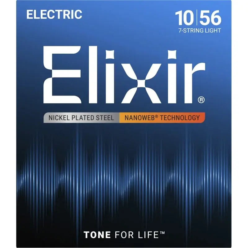 Expédition Rapide Elixir Nanoweb Light 10-56 7 Strings