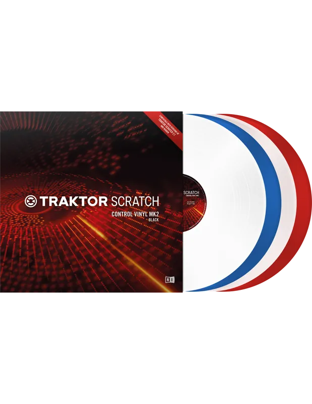 Usine Directe Native Instruments - Traktor Scratch Vinyle Blanc MKII