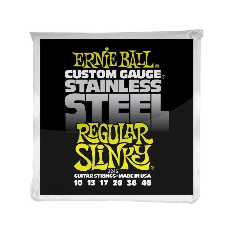 Solde Ernie Ball Regular Slinky Stainless Steel 10-46