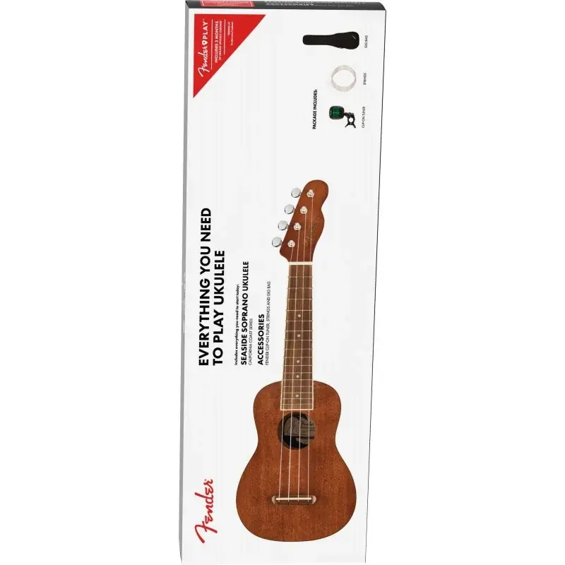 Fender Seaside Soprano Ukulele Pack Must-Have