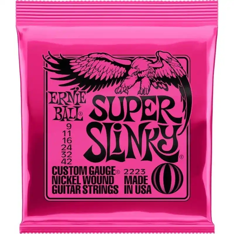 Seulement Aujourd'hui Ernie Ball Super Slinky 9-42