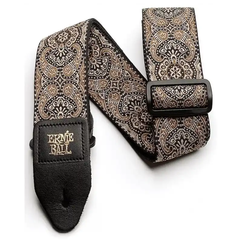 Produit De Marque Ernie Ball Kaleidoscope Jacquard Gold & Black Paisley