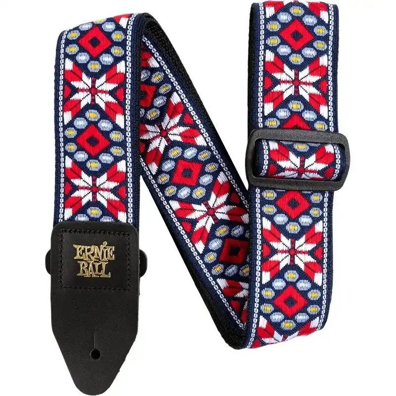 Must-Have Ernie Ball Kaleidoscope Jacquard Taos Fire Red