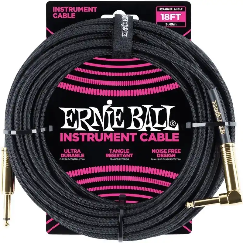 Meilleure Vente Ernie Ball Braided 5,5m Black