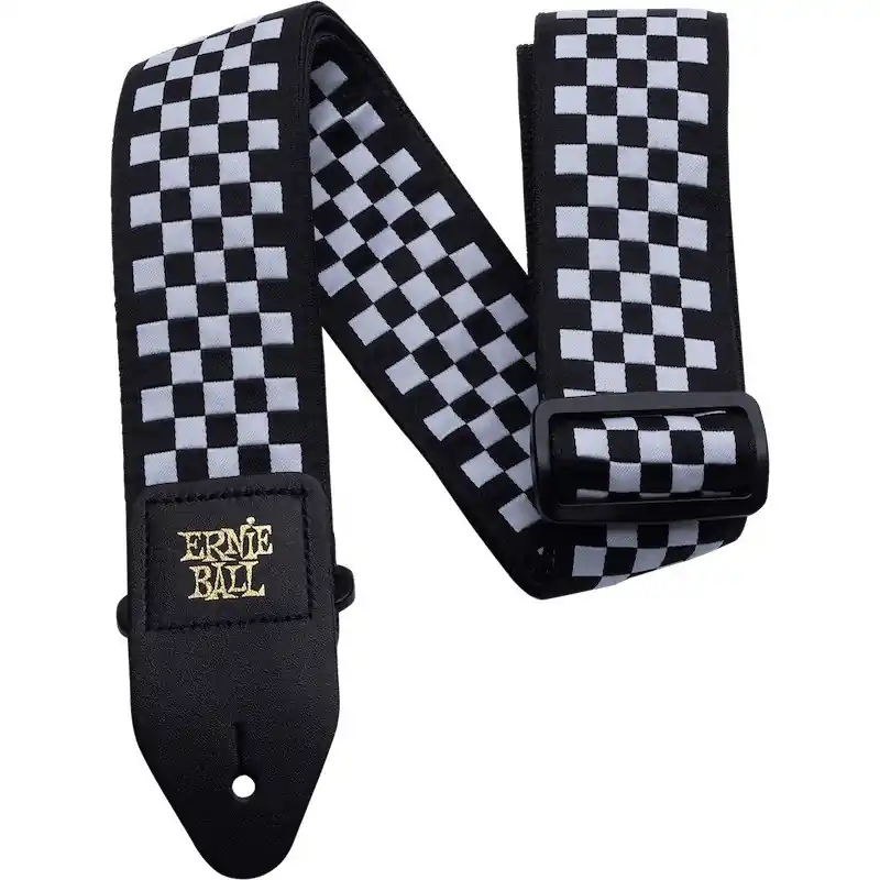 Offre Limitée Ernie Ball Black & White Checkered