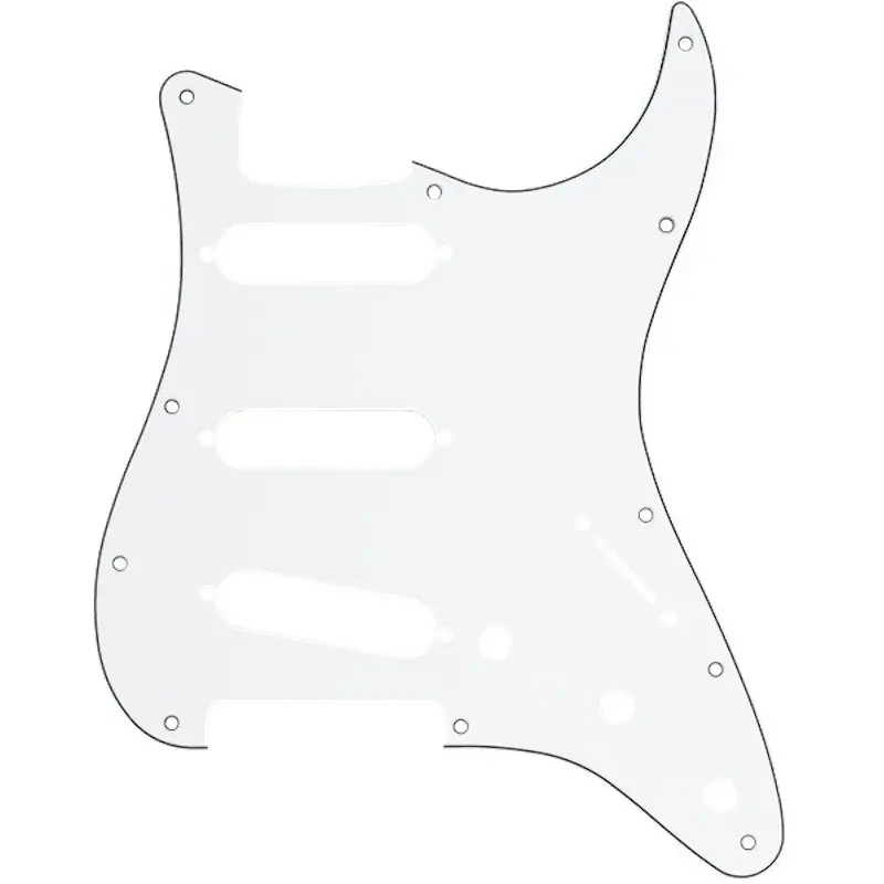 Achetez Aujourd'hui Fender 11 Modern Strat SSS Pickguard White