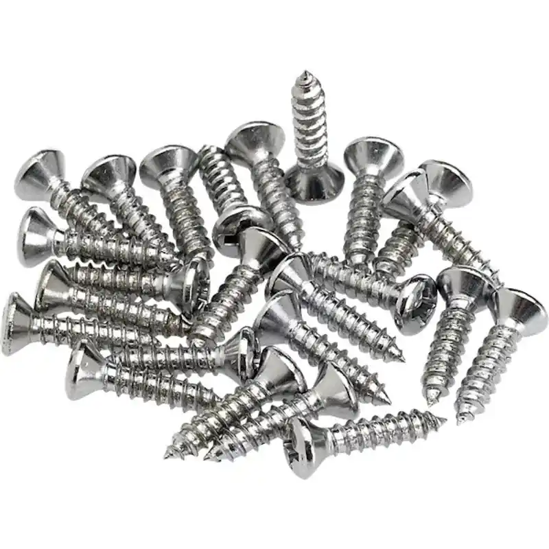 Expédition Rapide Fender Pickguard Control Plate Mounting Screws (24)