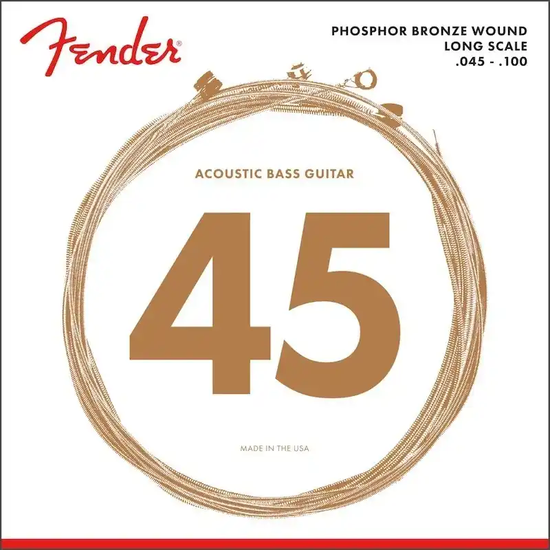 Fender 8060 Phosphor Bronze Acoustic Bass Long Scale Populaire