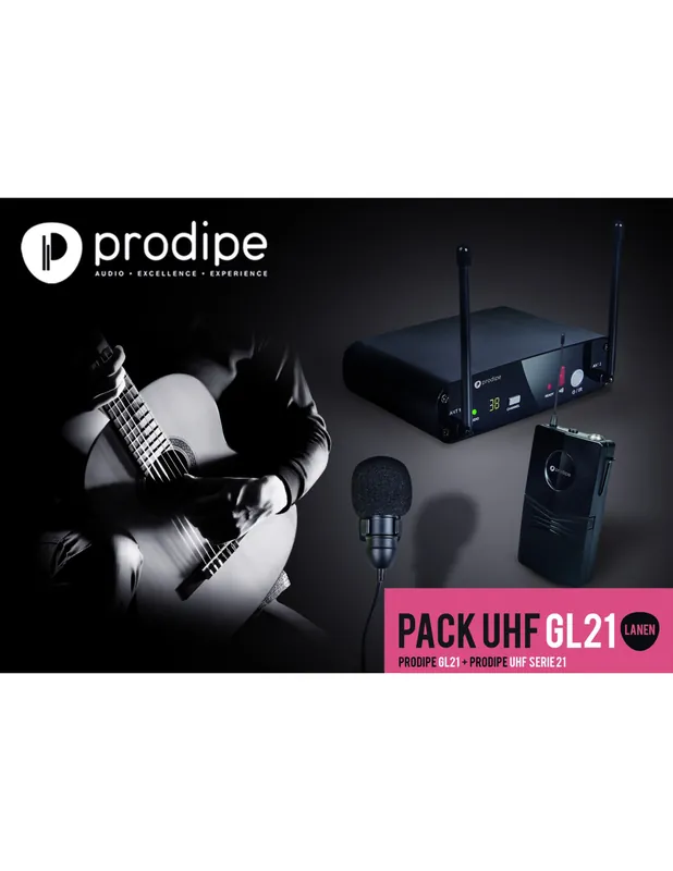 Produit De Marque Prodipe - Pack UHF GL21 Acoustic Guitar & Ukulele