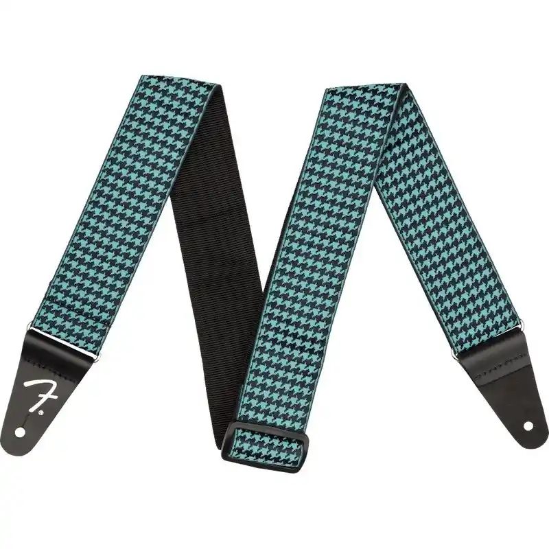 Fender HoundsTooth Strap Teal Commander Vite