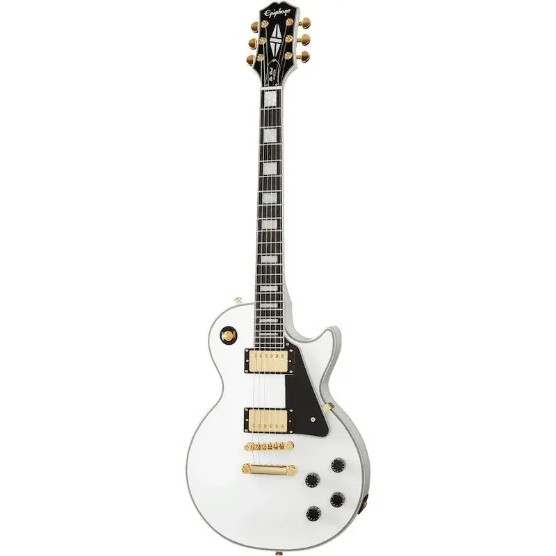 Epiphone Les Paul Custom Alpine White Nouveauté