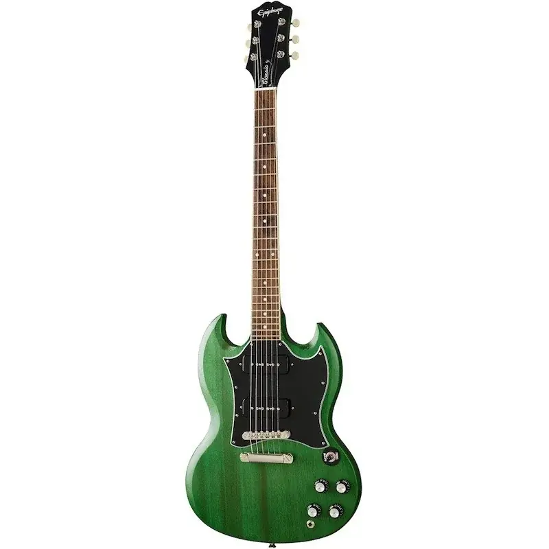Seulement Aujourd'hui Epiphone SG Classic Worn P-90s Inverness Green