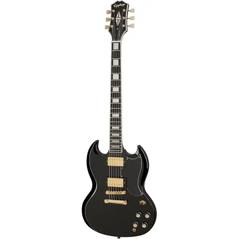 Epiphone SG Custom Ebony Jusqu'à Épuisement Des Stocks
