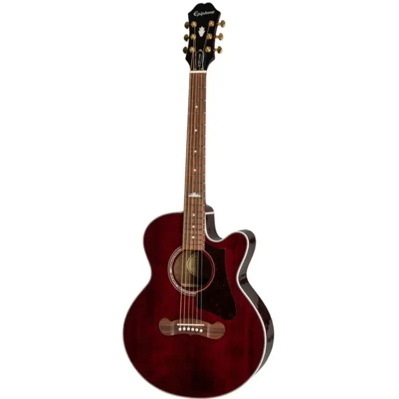 Certifié Epiphone EJ-200SCE Wine Red