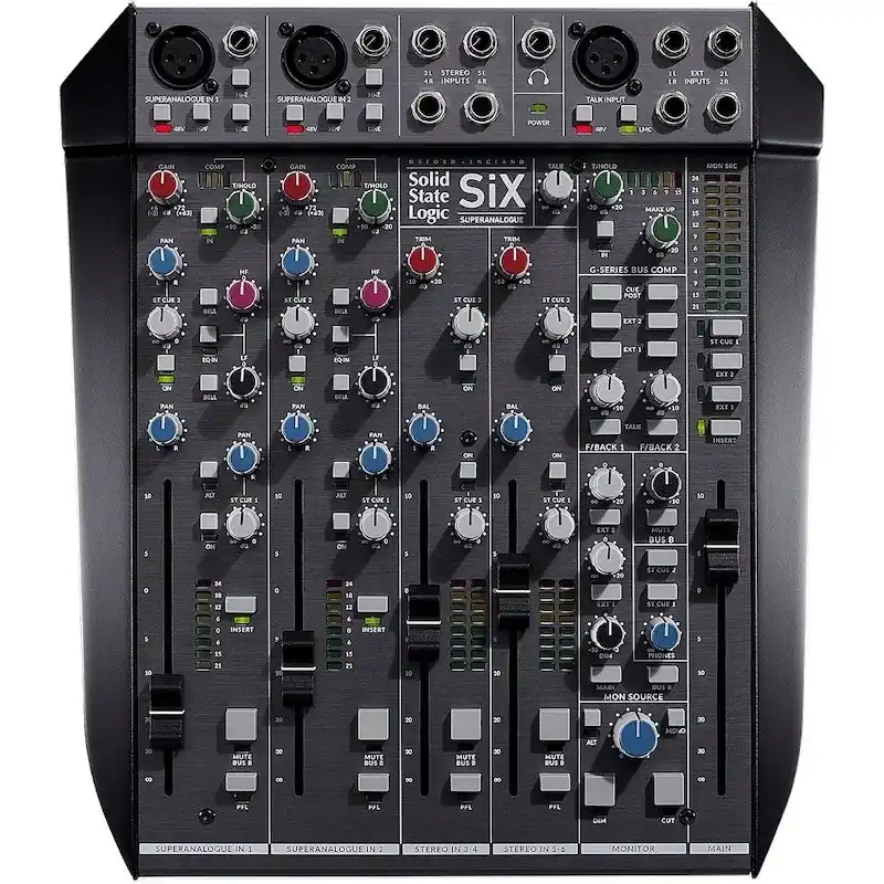 SSL SiX Superanalogue Commander Maintenant