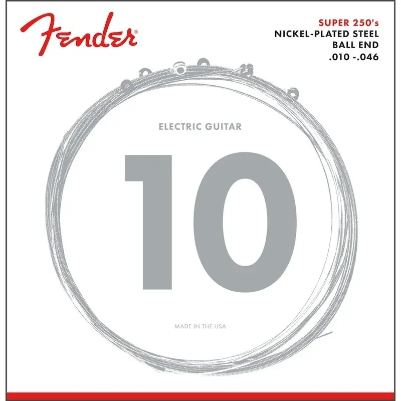 Usine Directe Fender Super 250‘s Nickel-Plated 10-46