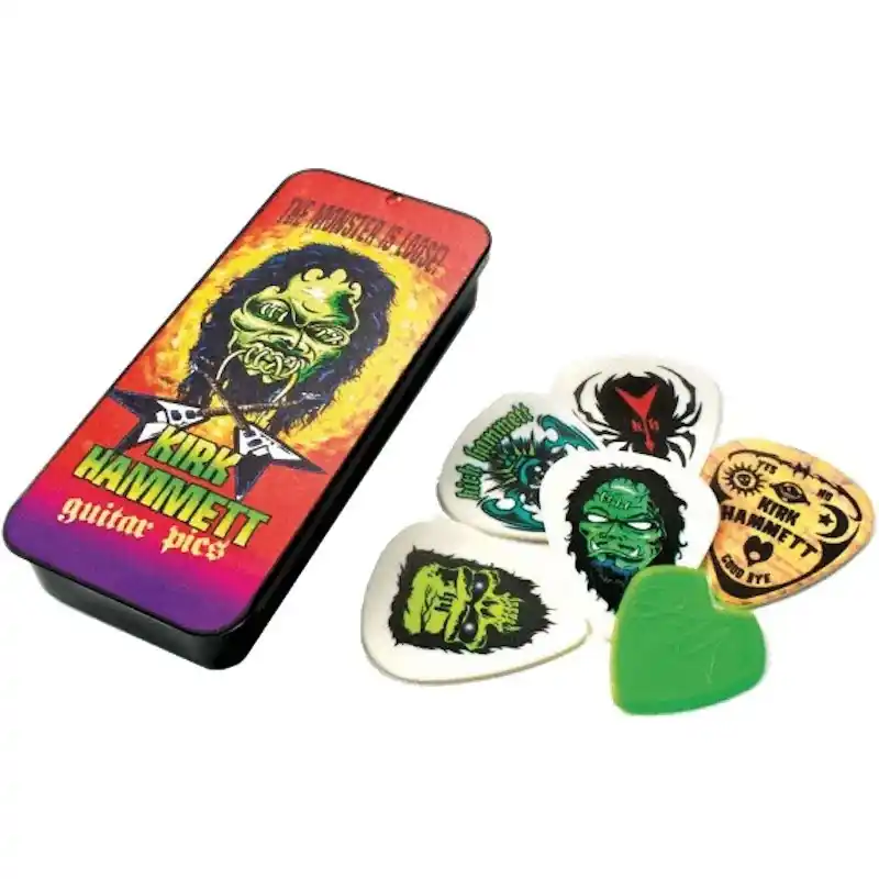 Paiement Sécurisé Dunnlop Kirk Hammett Monster Pick Tin