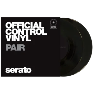 Serato - BLACK 7P VINYL CONTROL TONE NOIR (La paire) Dernier Modèle