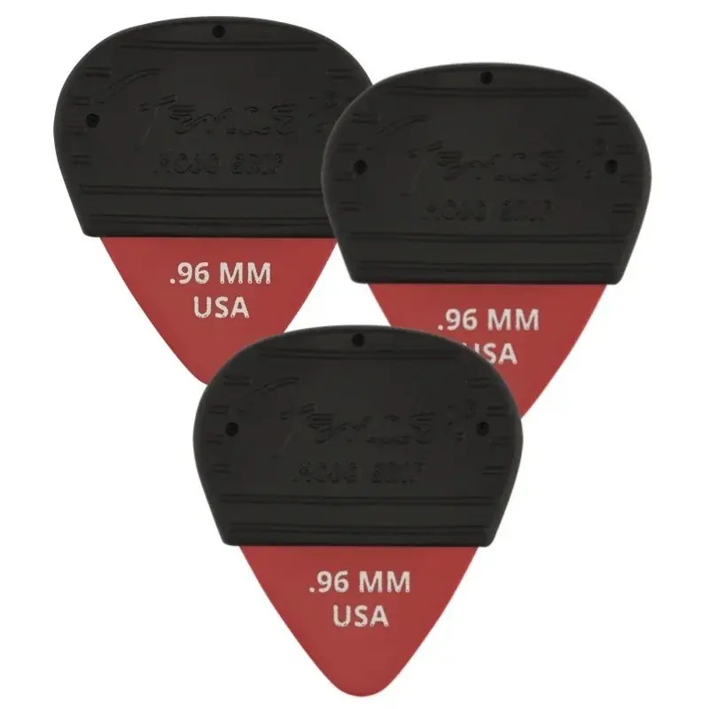 Fender Mojo Grip Picks Dura-Tone Delrin .96 3-Pack Paiement Sécurisé