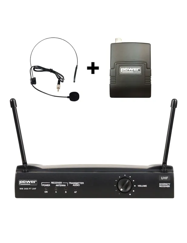 Power Acoustics Sonorisation - WM 3400 PT UHF Populaire
