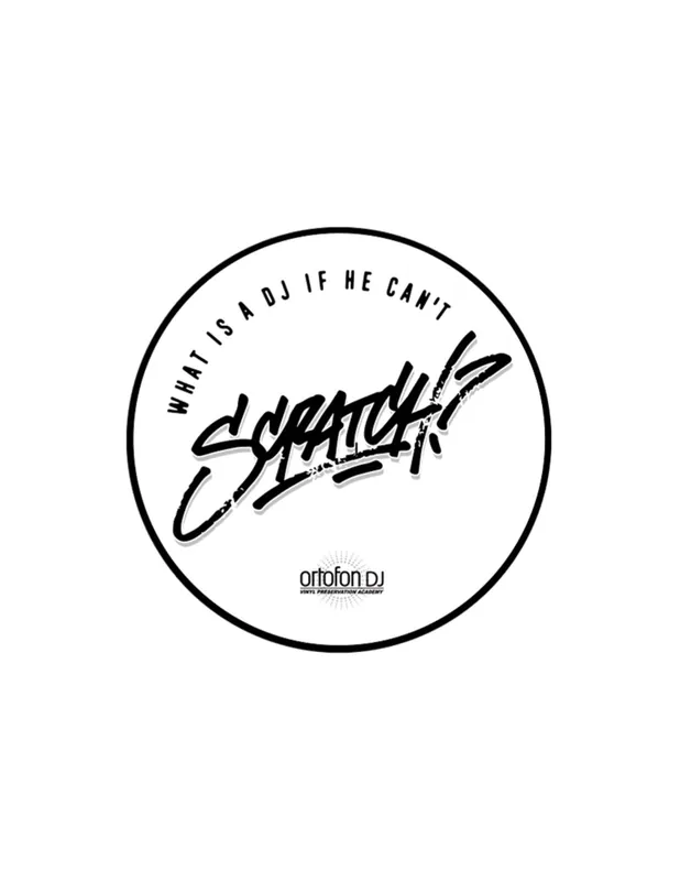 Certifié Ortofon - Slipmat Scratch (la paire)