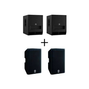 Yamaha - Pack DXS 15 MKII (x2) + DXR 12 MKII (x2) Nouvel Arrivage