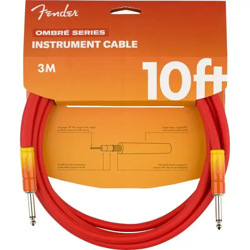 Fender Ombré Instrument Cable 3m TS Meilleur Choix