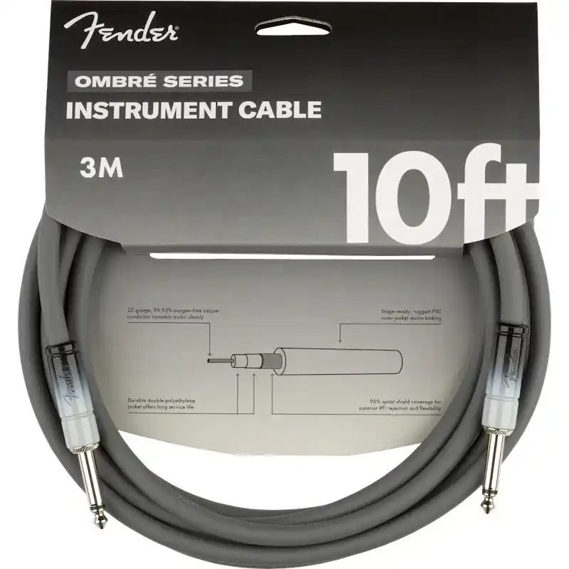 Fender Ombré Instrument Cable 3m SS Meilleure Vente