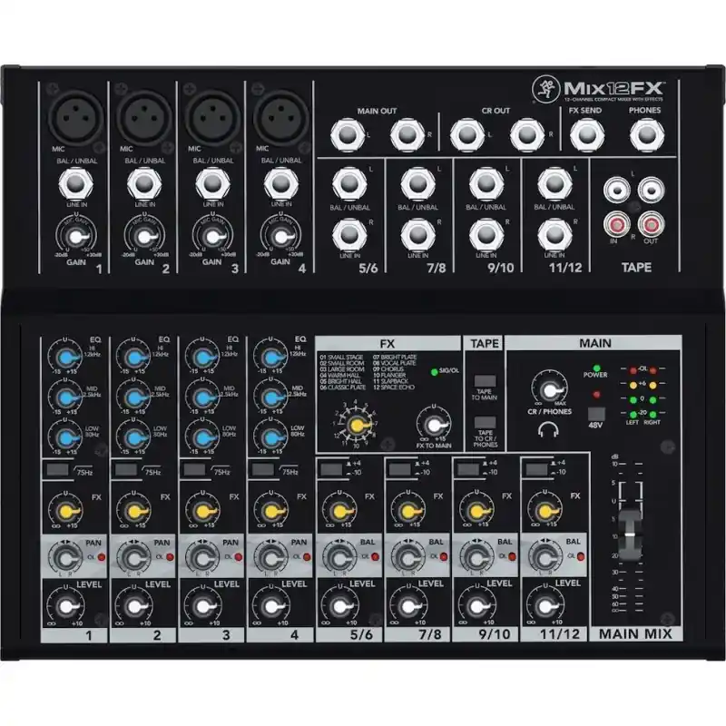 Commande En Gros Mackie Mix 12 FX