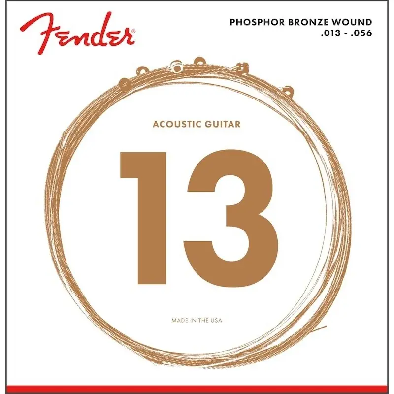 Dernier Modèle Fender Phosphor Bronze 60M 13-56