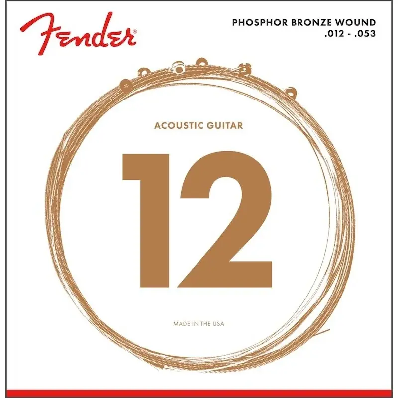 Fender Phosphor Bronze Wound 12-53 Promotion