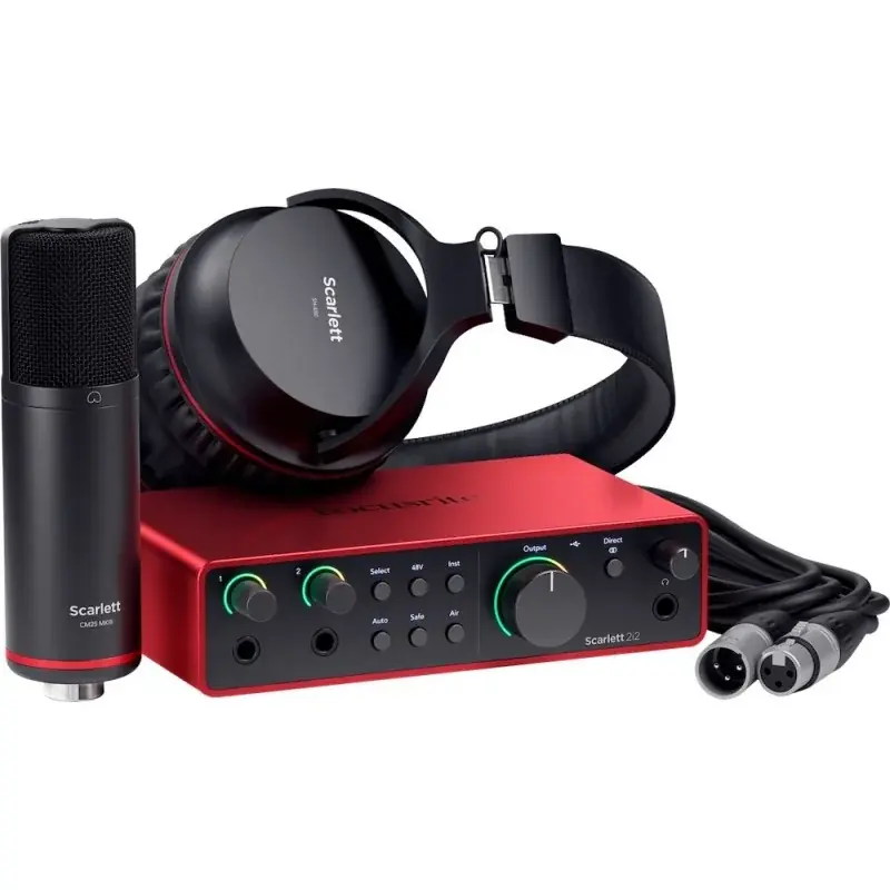 Focusrite Scarlett 2i2 Studio v4 Bon Plan