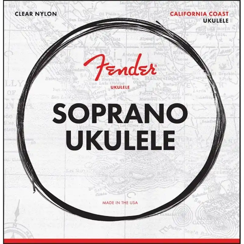 Fender California Soprano Ukulele Strings Pas Cher