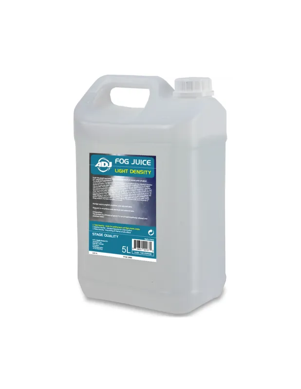 ADJ - Liquide à Fumée Légère Densité 5 L. Offre Spéciale