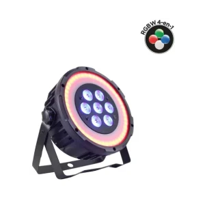 Prix Choc Power Lighting - Par Slim 7x10W Quad Ring