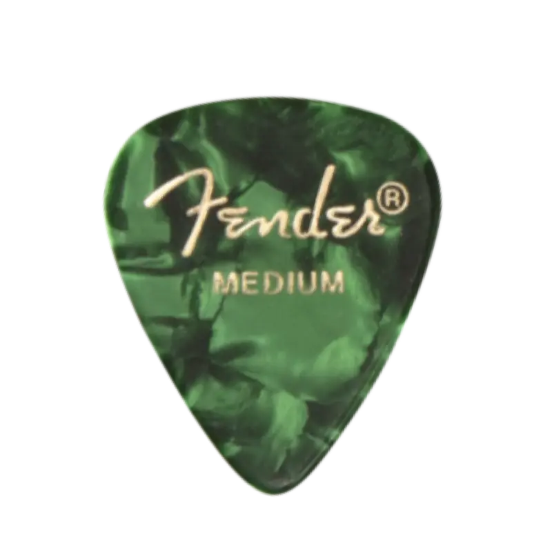 Fender 351 Premium Pick Medium Green Soldes