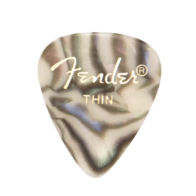 Fender 351 Premium Pick Thin White Usine Directe