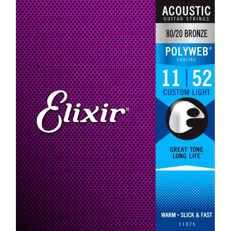 Elixir Polyweb Custom Light 11-52 Commande En Gros