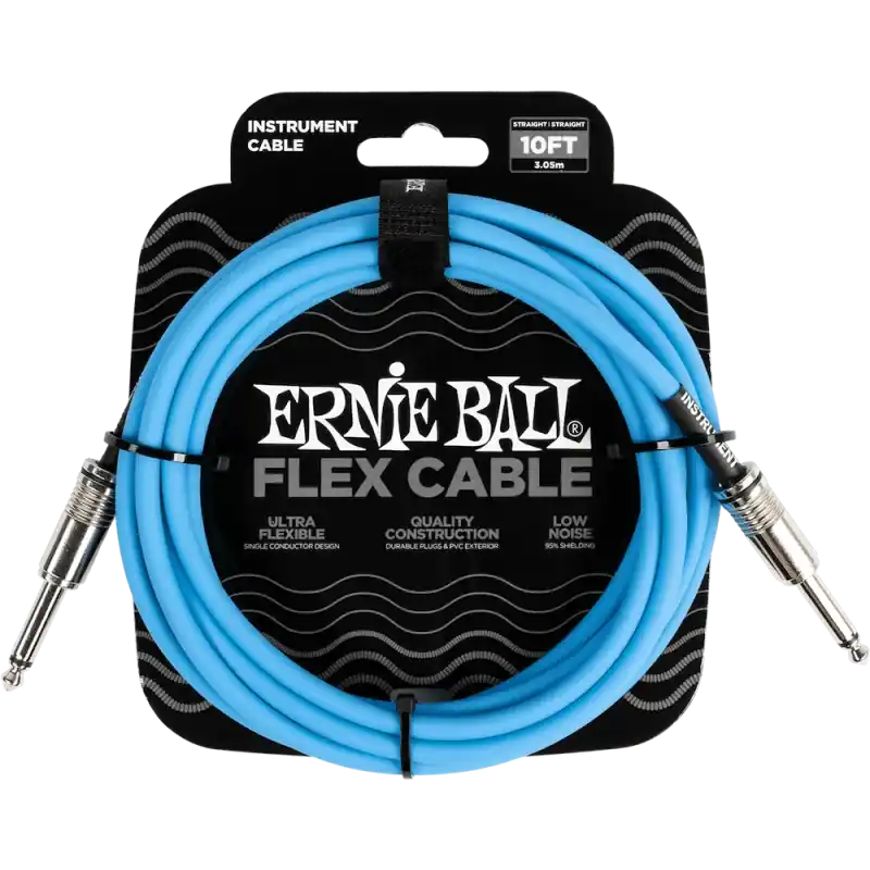 Remise Ernie Ball Flex Instrument Cable 3m Blue