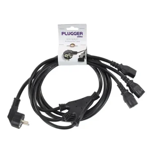 Plugger - Câble d‘alimentation 3 IEC Femelles - PC16 2m40 Elite Must-Have