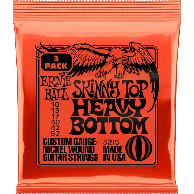 Ernie Ball Skinny Top Heavy Bottom 10-52 Pack 3 Meilleur Choix