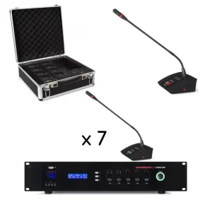 Seulement Aujourd'hui Fonestar - Pack système audioconférence UHF 8 postes