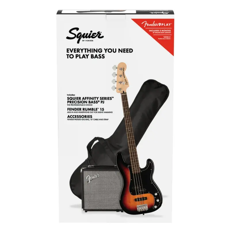 Fender Squier Affinity Precision Bass PJ Pack Sb Commande En Gros