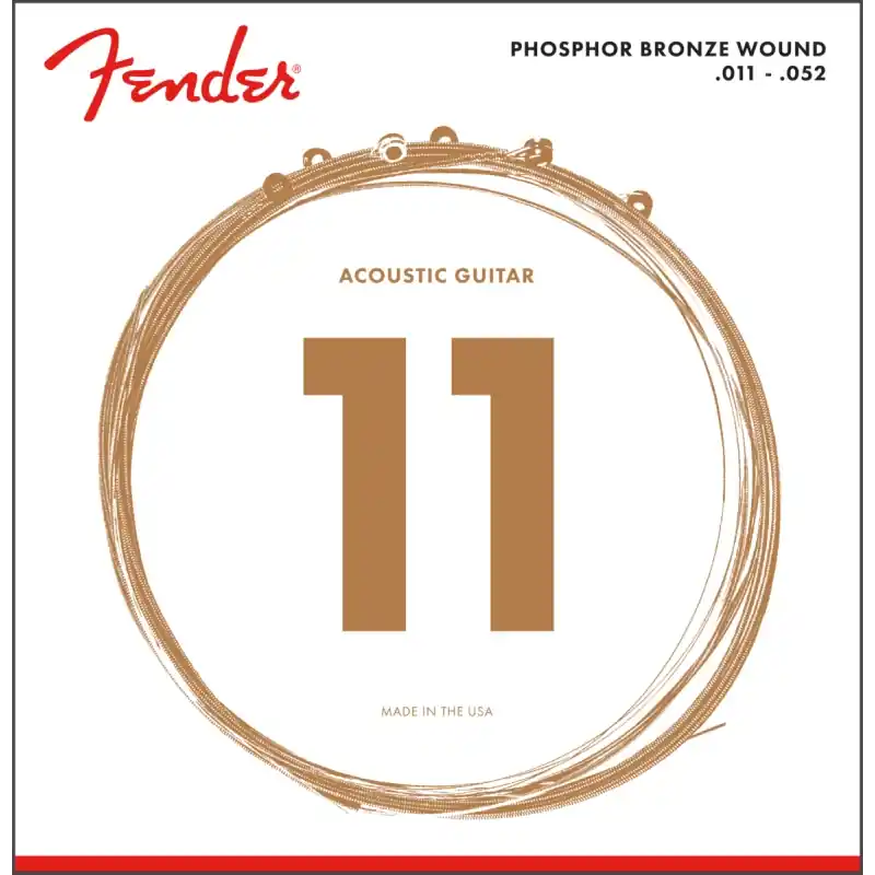 Expédition Rapide Fender Phosphor Bronze 11-52