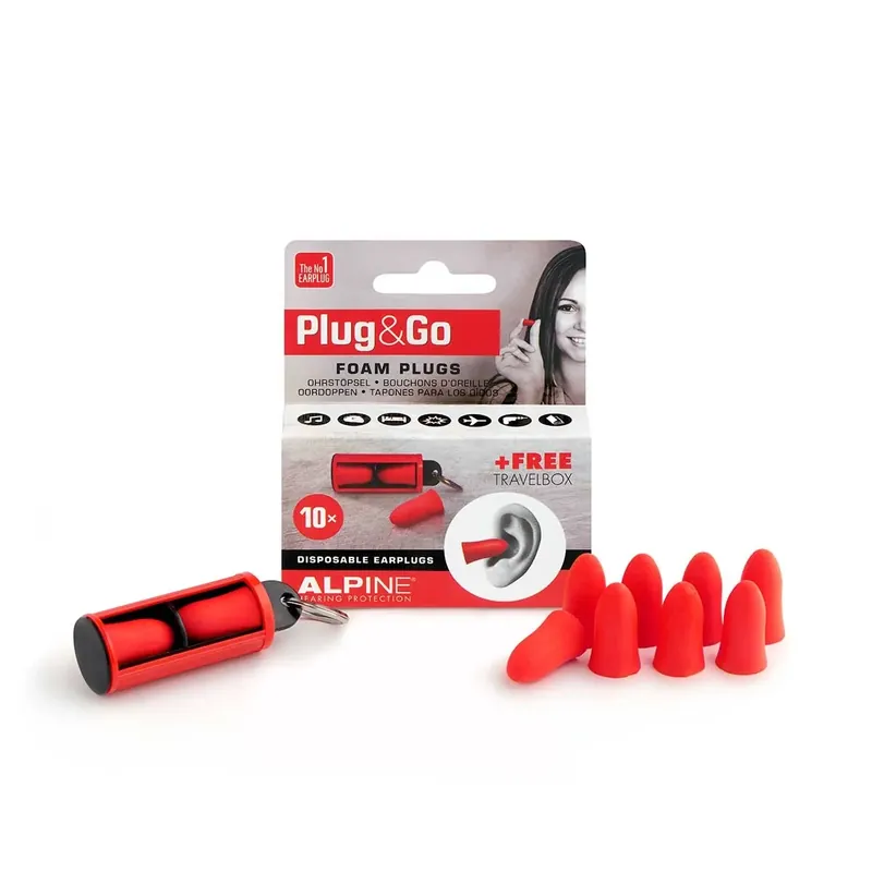 Commander Vite ALPINE Ear Party Plug And Go - Red