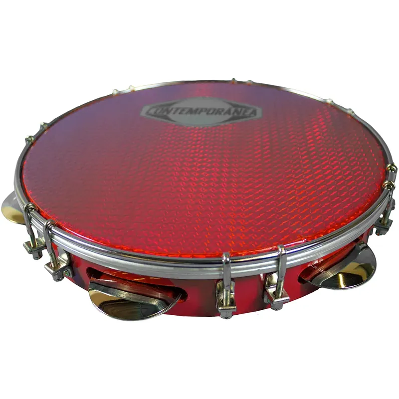 Usine Directe Pandeiro Contemporanea 10" Red - Peau Red