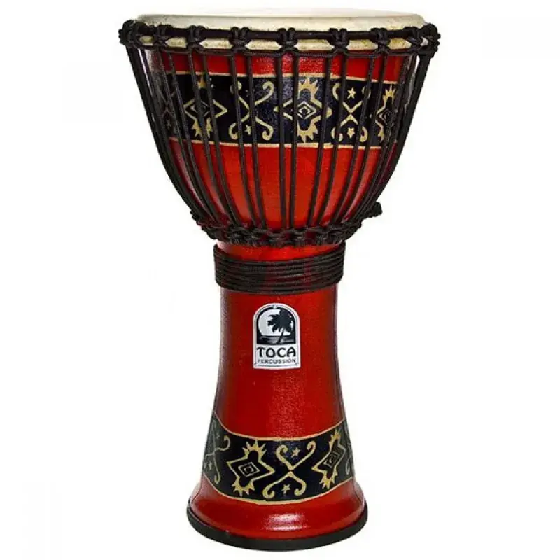 Djembe Toca Synergy Freestyle 09" - Bali Red Satisfait Ou Remboursé