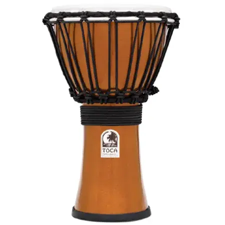 Djembe Toca Freestyle Colorsound 07" Orange Metallise Populaire